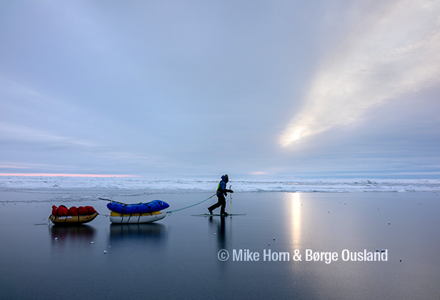 Mike horn on pack ice